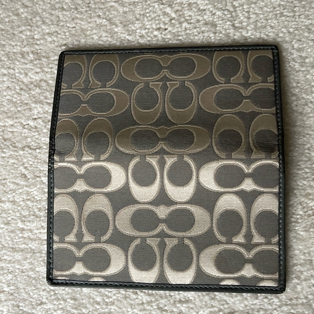 Coach checkbook cover